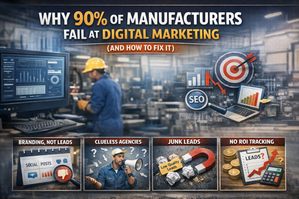 Why 90% of Manufacturers Fail at Digital Marketing (And How to Fix It)